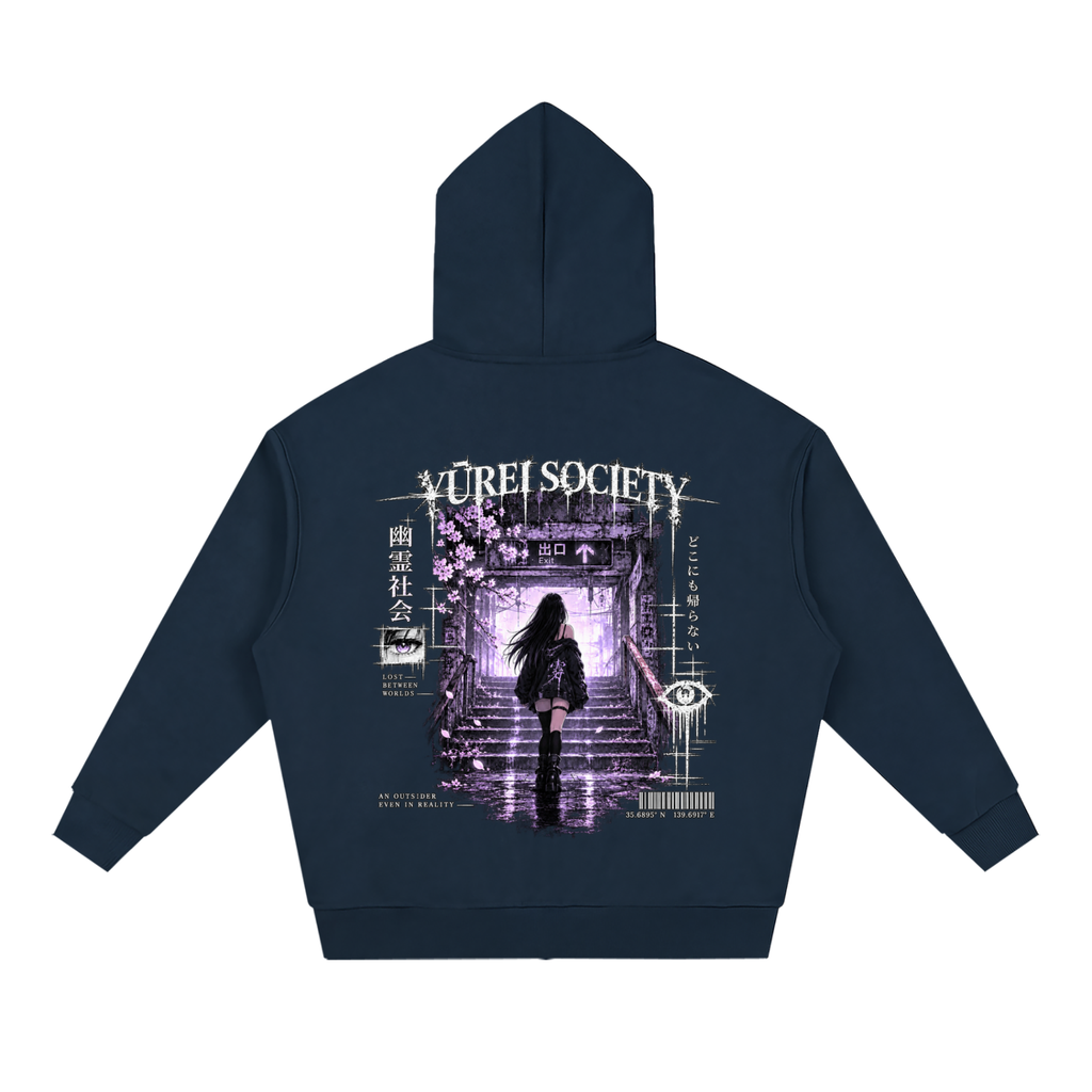 EXIT UNKNOWN ZIP-UP HOODIE — OUTSIDER 05