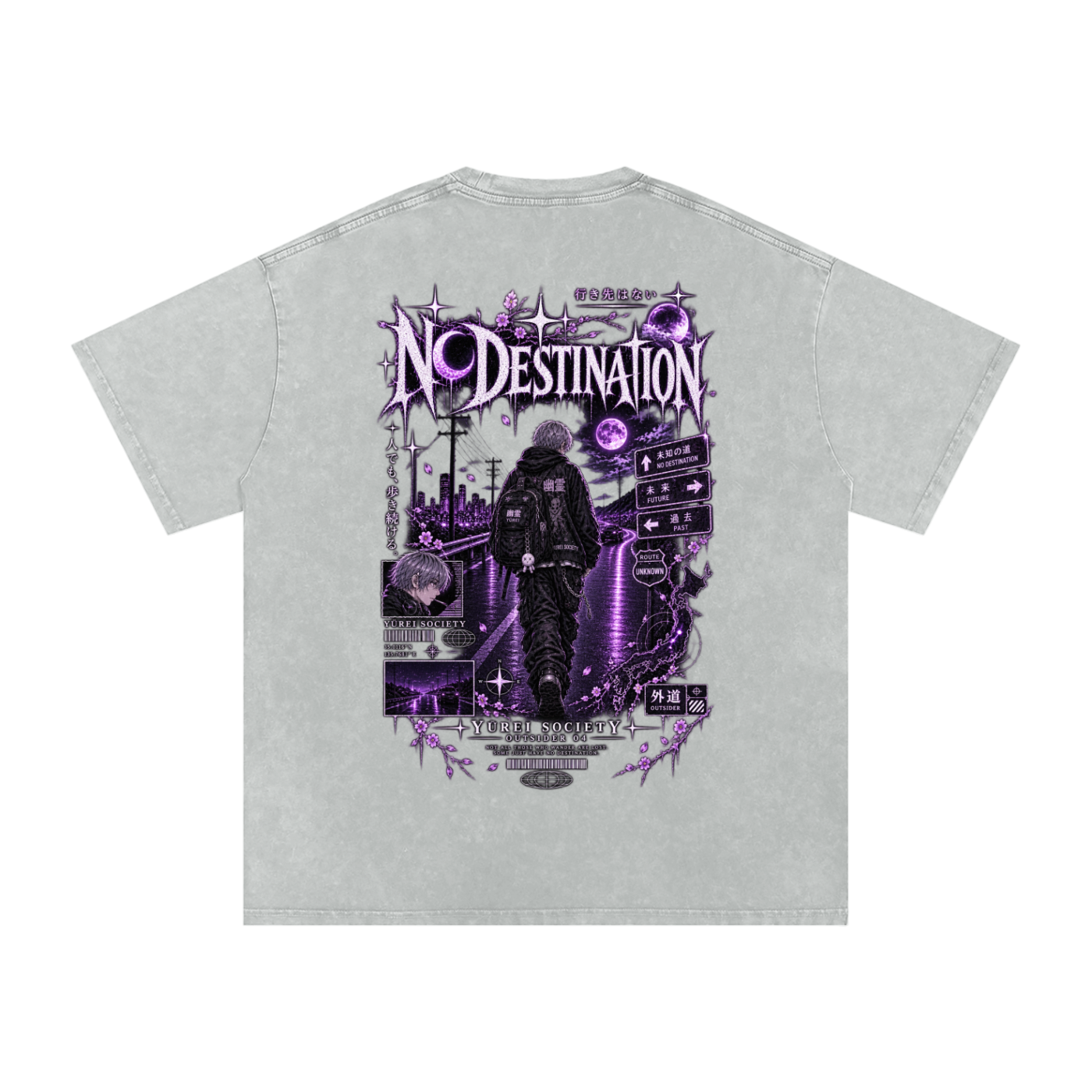 MIDNIGHT CROSSING TEE — OUTSIDER COLLECTION