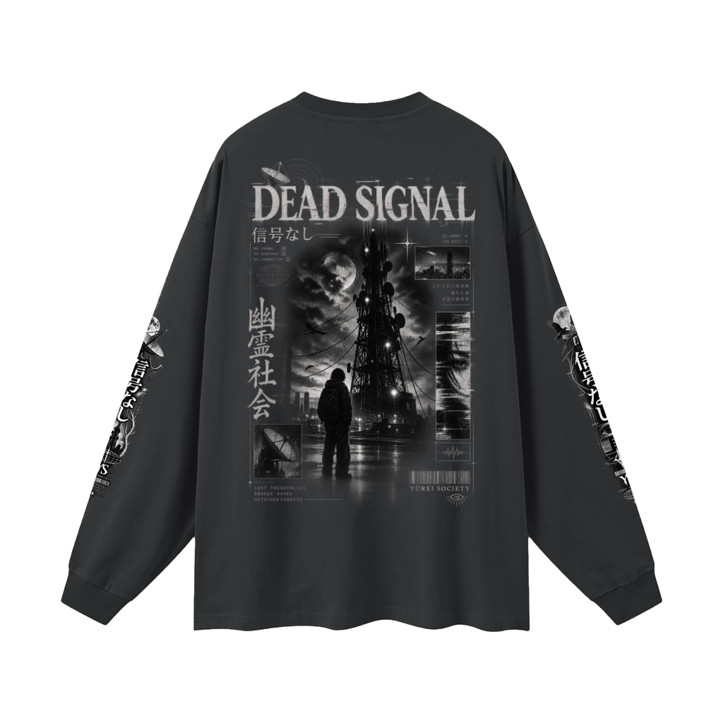 DEAD SIGNAL OVERSIZED LONG SLEEVE — OUTSIDER COLLECTION