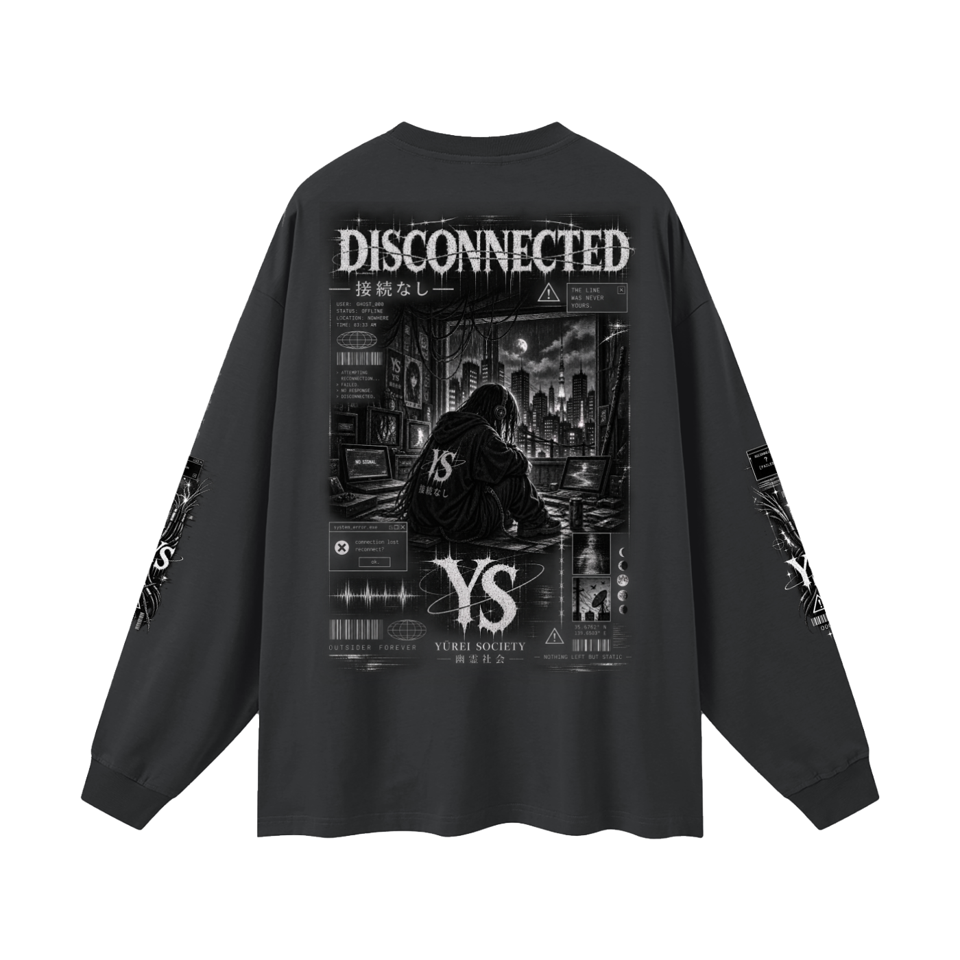 DISCONNECTED OVERSIZED LONG SLEEVE — OUTSIDER COLLECTION