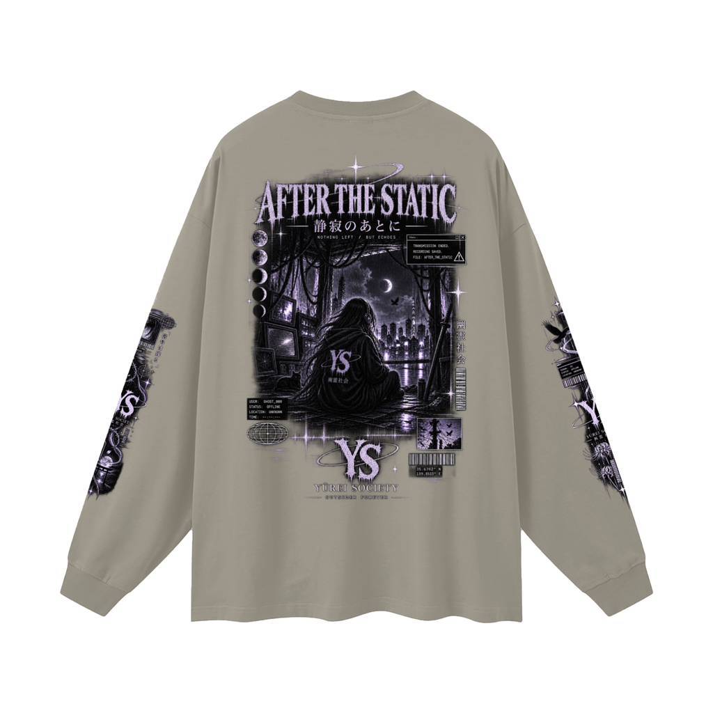 AFTER THE STATIC OVERSIZED LONG SLEEVE — OUTSIDER COLLECTION