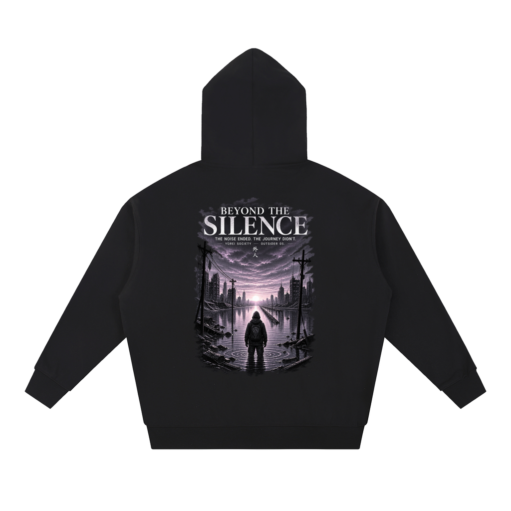 BEYOND THE SILENCE OVERSIZED HOODIE — OUTSIDER COLLECTION