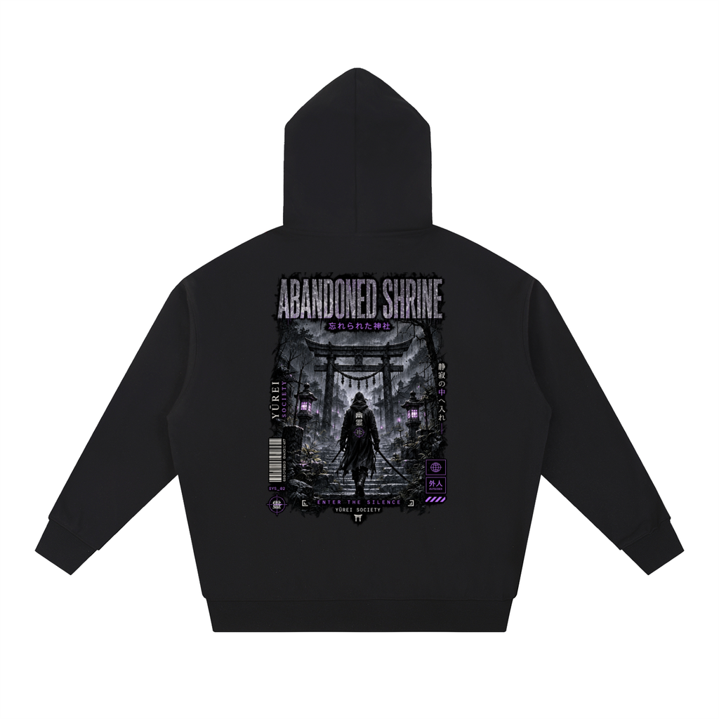 ABANDONED SHRINE OVERSIZED HOODIE — OUTSIDER COLLECTION