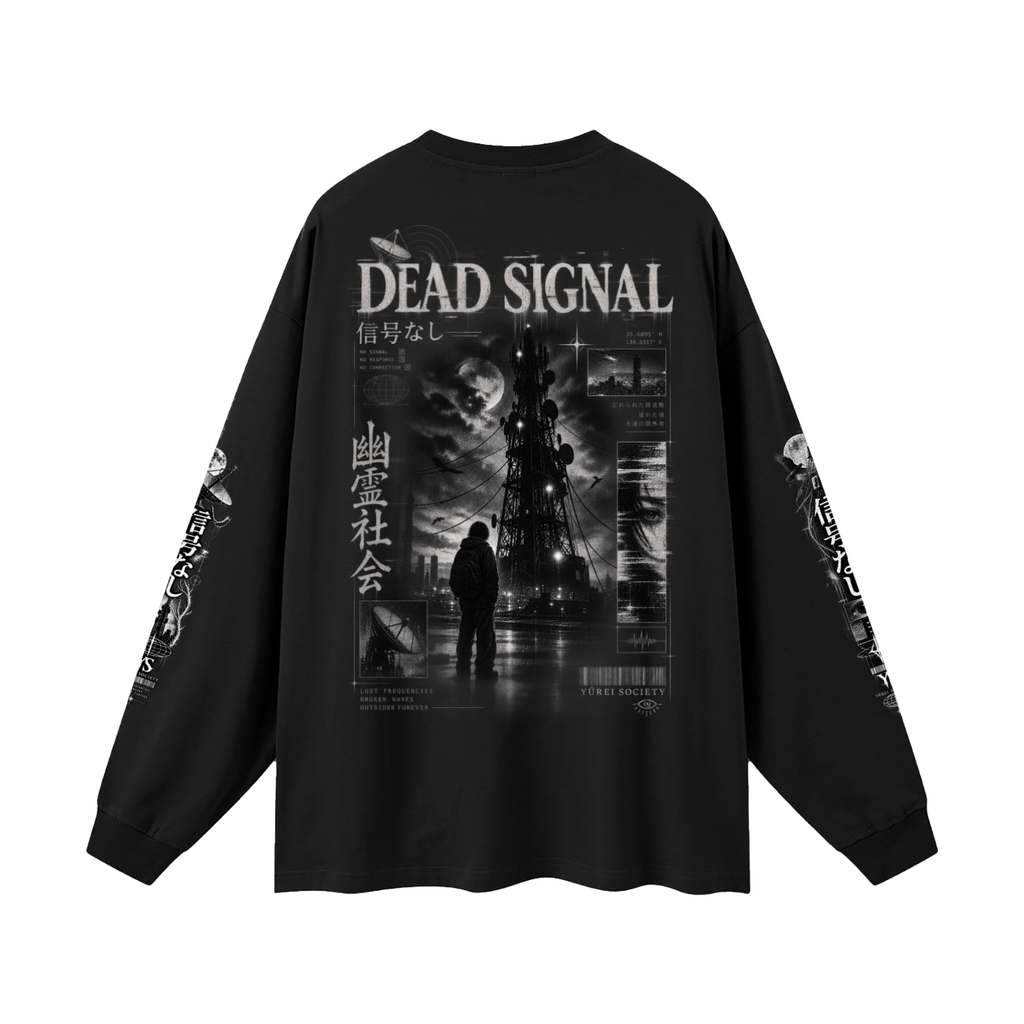 DEAD SIGNAL OVERSIZED LONG SLEEVE — OUTSIDER COLLECTION