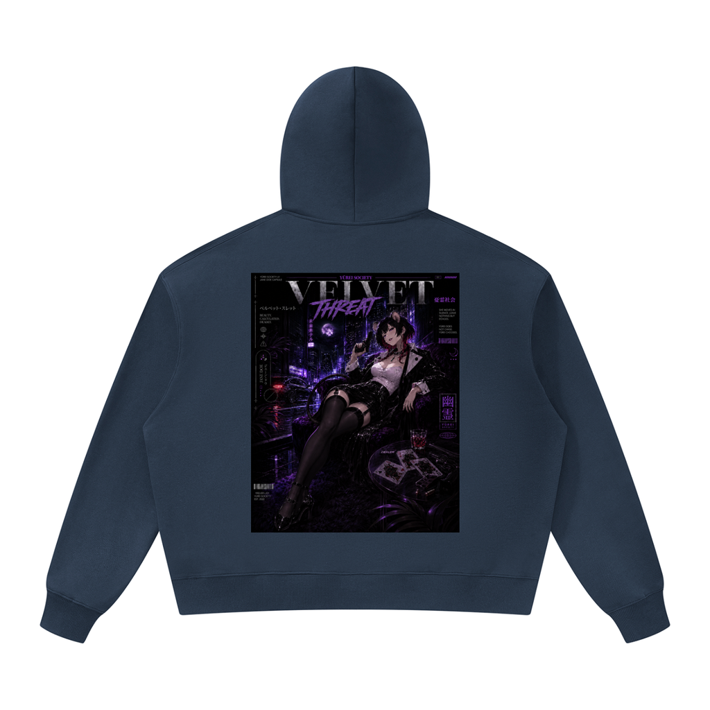 VELVET THREAT HOODIE — JANE DOE CAPSULE