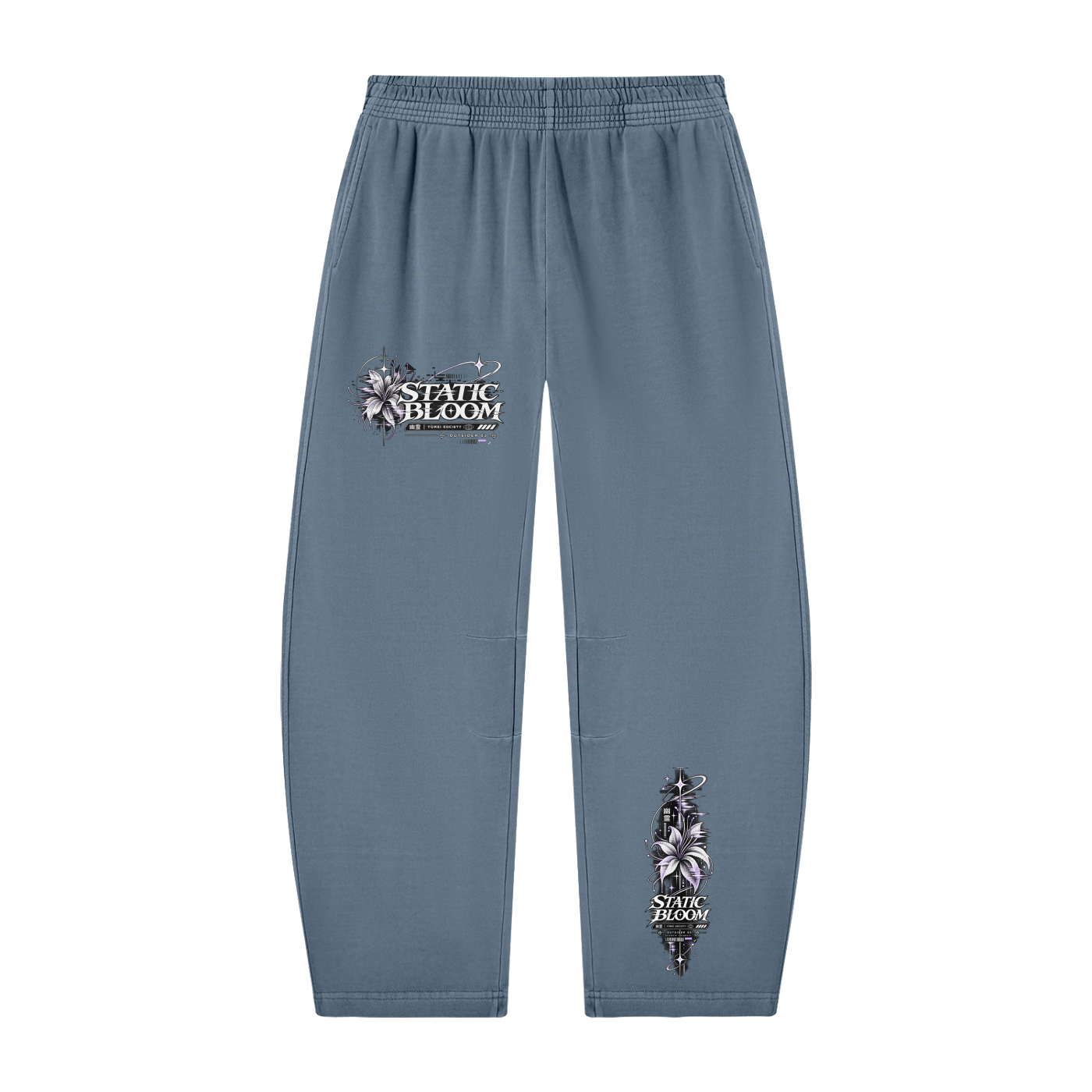 STATIC BLOOM BARREL SWEATPANTS — OUTSIDER COLLECTION