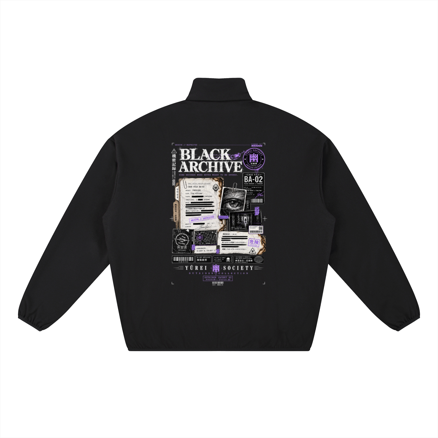 BLACK ARCHIVE JACKET — OUTSIDER COLLECTION