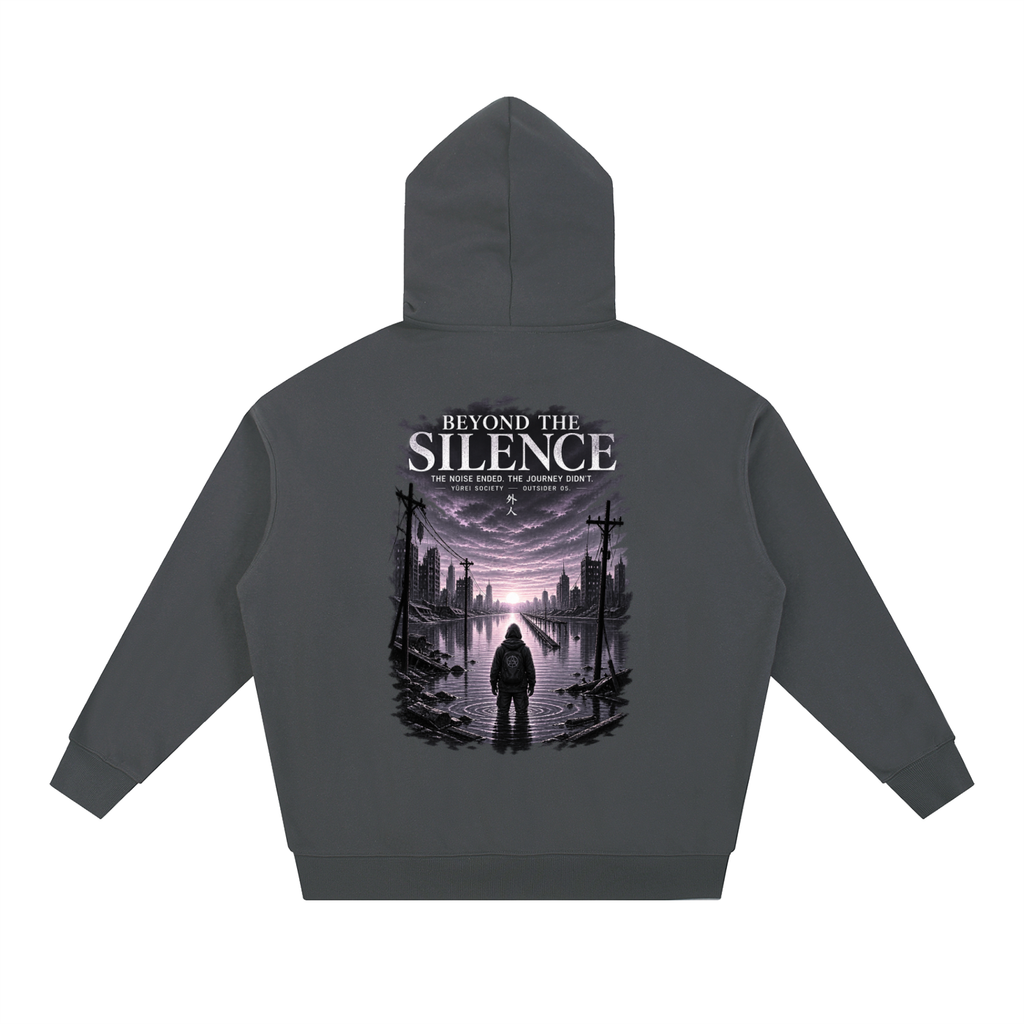 BEYOND THE SILENCE OVERSIZED HOODIE — OUTSIDER COLLECTION