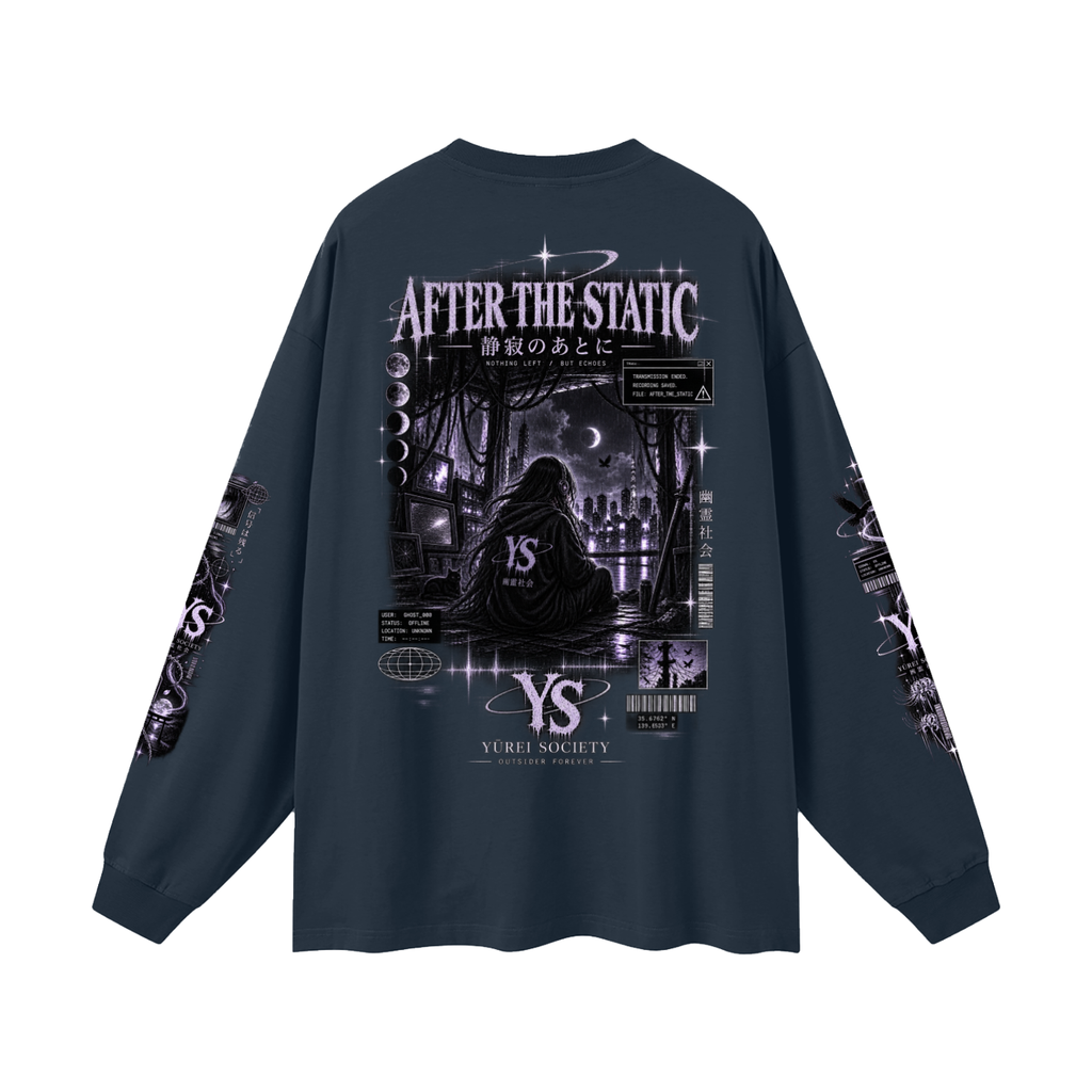 AFTER THE STATIC OVERSIZED LONG SLEEVE — OUTSIDER COLLECTION