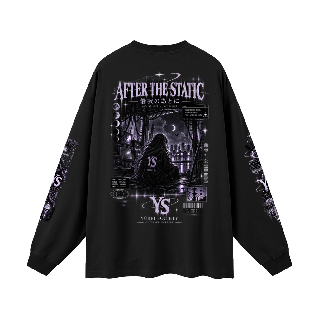 AFTER THE STATIC OVERSIZED LONG SLEEVE — OUTSIDER COLLECTION