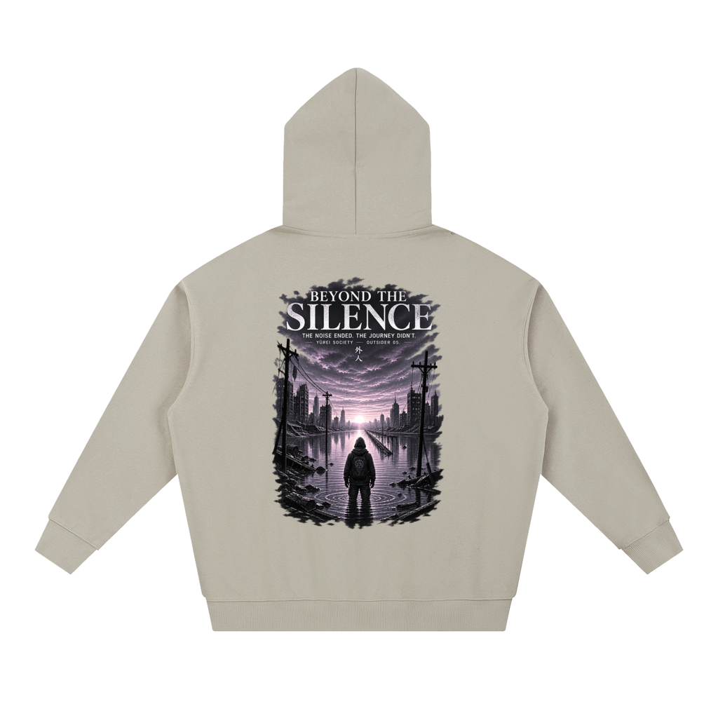 BEYOND THE SILENCE OVERSIZED HOODIE — OUTSIDER COLLECTION