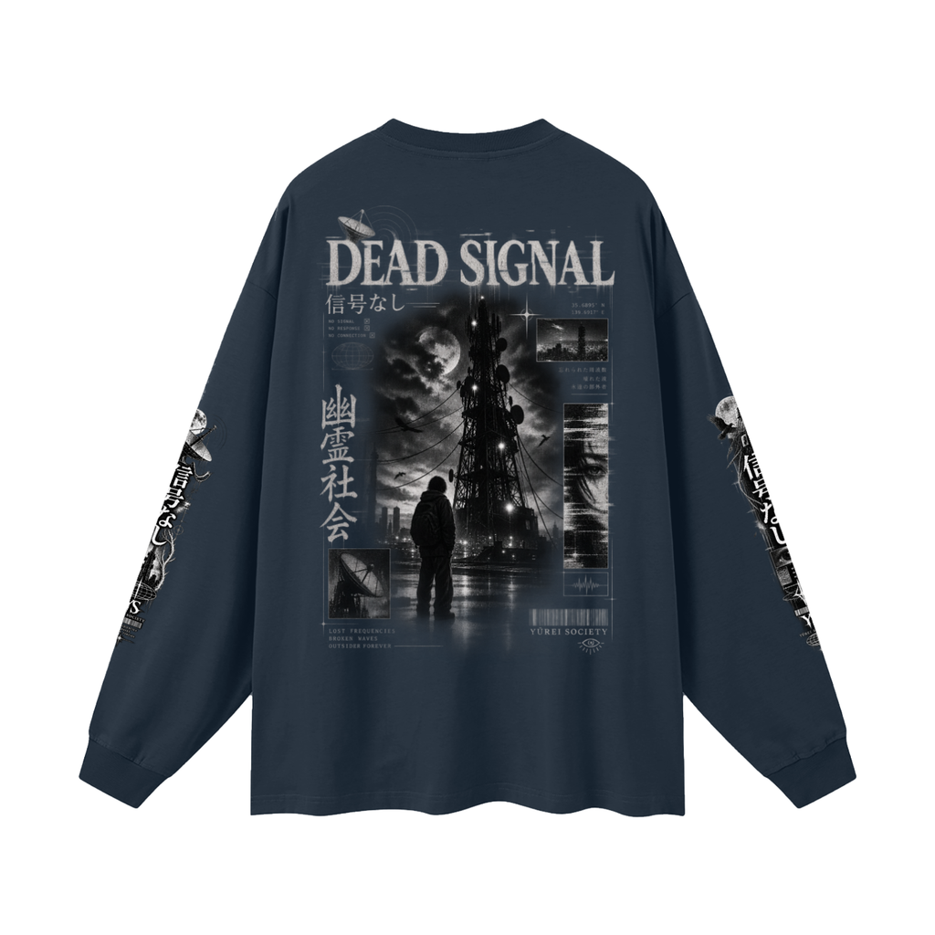 DEAD SIGNAL OVERSIZED LONG SLEEVE — OUTSIDER COLLECTION