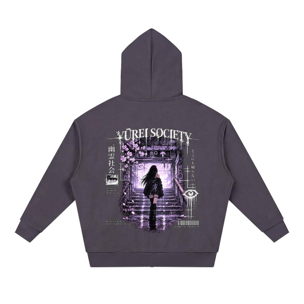 EXIT UNKNOWN ZIP-UP HOODIE — OUTSIDER 05