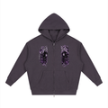 SPLIT SIGNAL ZIP-UP HOODIE — OUTSIDER COLLECTION